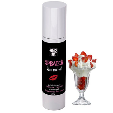 Lubrificante naturale al gusto fragola con Aloe vera e effetto caldo